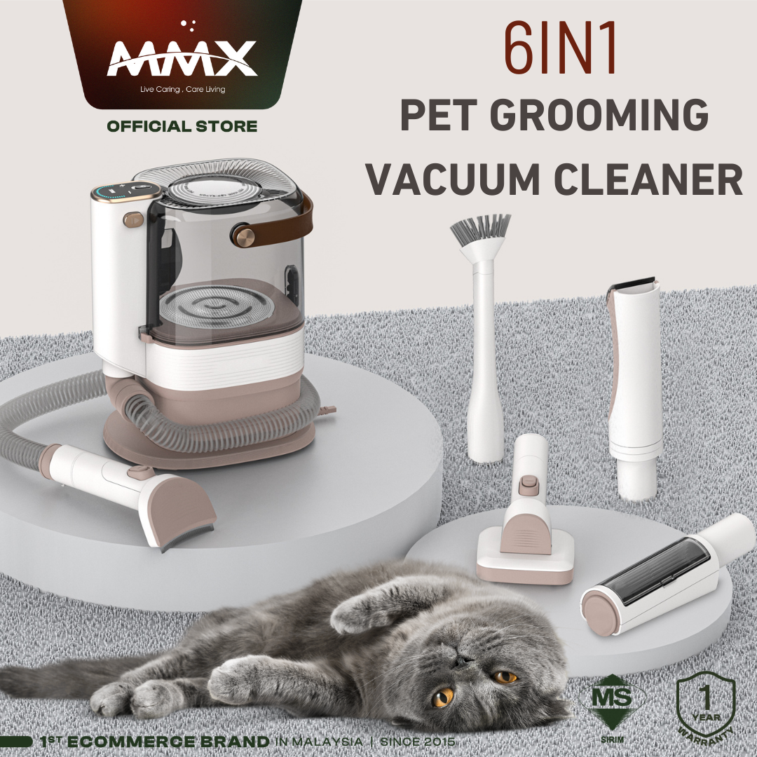 Avac IntelliPet VAC D06A - Intelligent 6in1 Pet Grooming Vacuum Cleaner